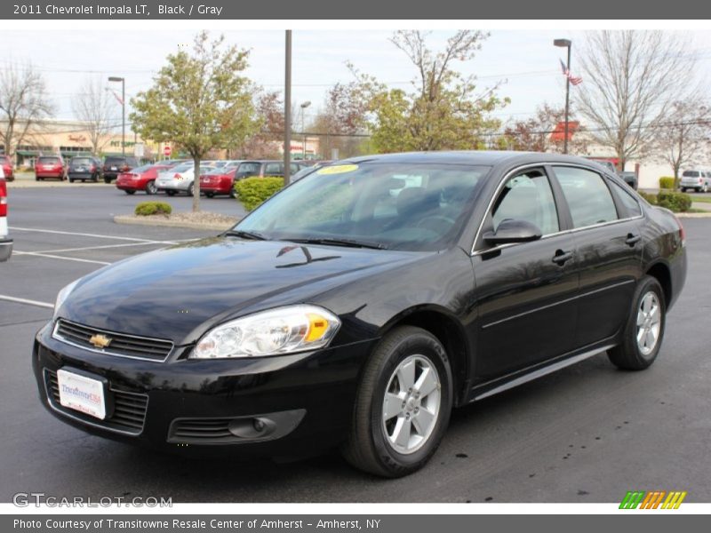 Black / Gray 2011 Chevrolet Impala LT