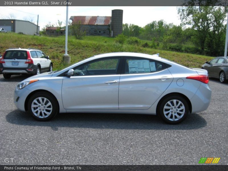 Silver / Gray 2013 Hyundai Elantra GLS
