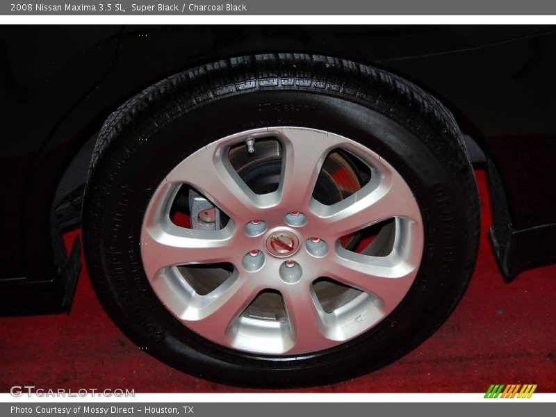 Super Black / Charcoal Black 2008 Nissan Maxima 3.5 SL