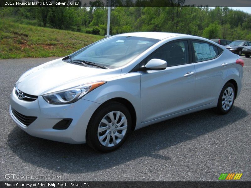 Silver / Gray 2013 Hyundai Elantra GLS