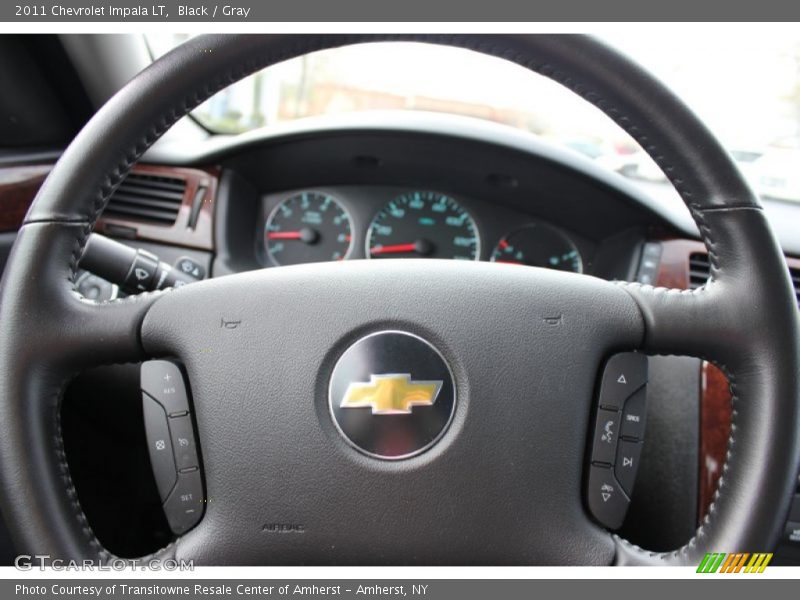Black / Gray 2011 Chevrolet Impala LT