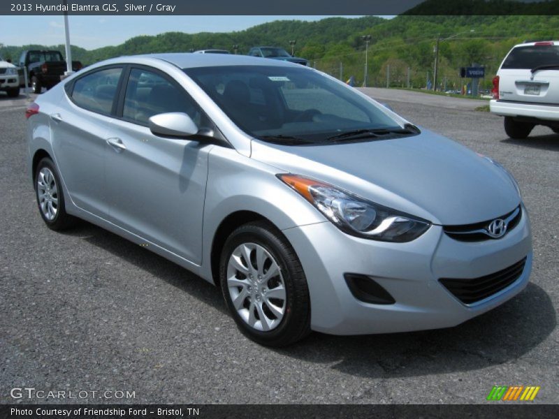 Silver / Gray 2013 Hyundai Elantra GLS