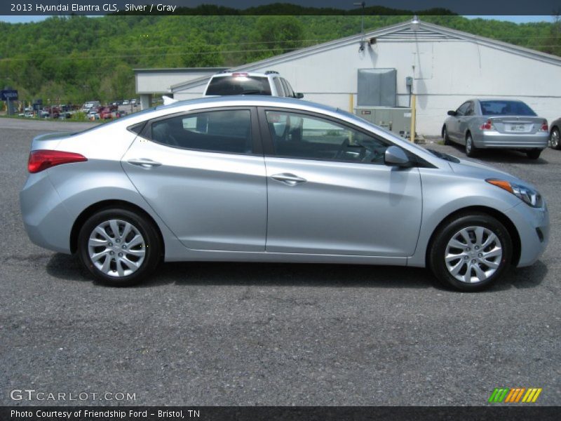 Silver / Gray 2013 Hyundai Elantra GLS