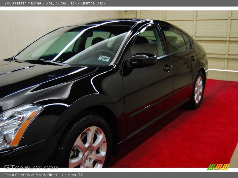 Super Black / Charcoal Black 2008 Nissan Maxima 3.5 SL