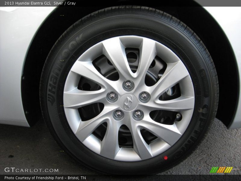 Silver / Gray 2013 Hyundai Elantra GLS