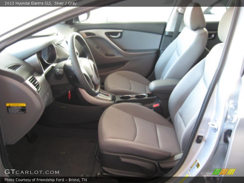 Silver / Gray 2013 Hyundai Elantra GLS