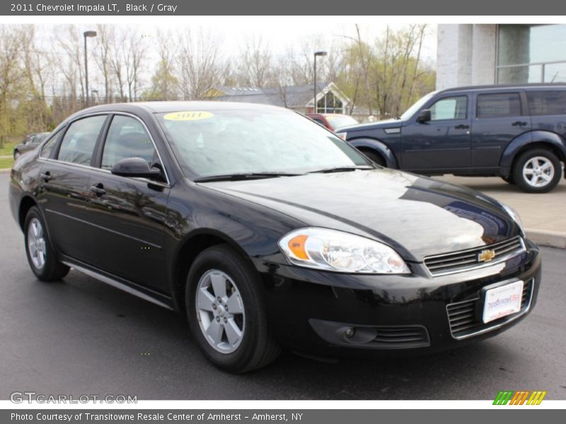 Black / Gray 2011 Chevrolet Impala LT