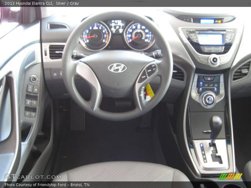 Silver / Gray 2013 Hyundai Elantra GLS