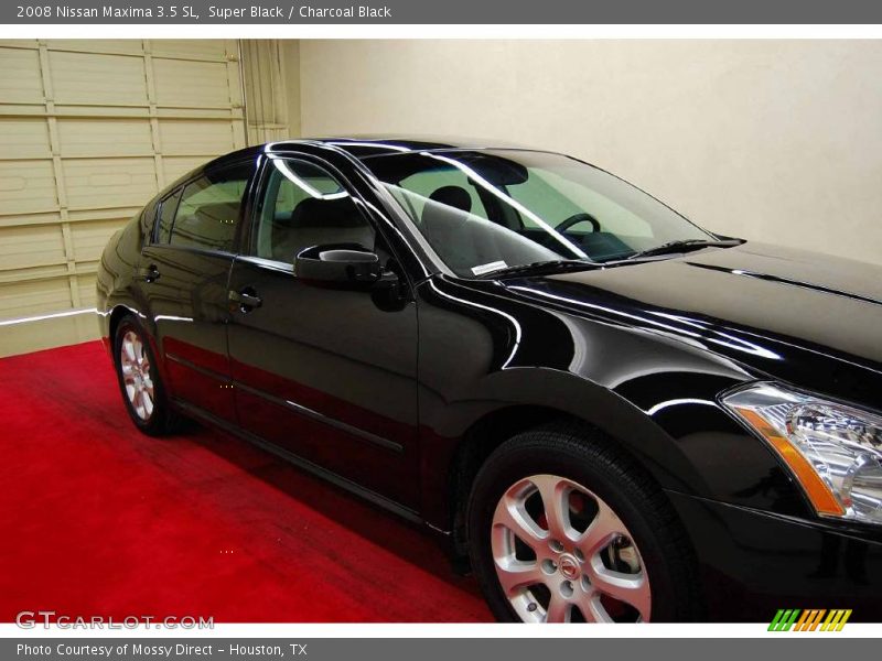 Super Black / Charcoal Black 2008 Nissan Maxima 3.5 SL