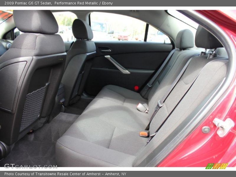 Performance Red Metallic / Ebony 2009 Pontiac G6 GT Sedan