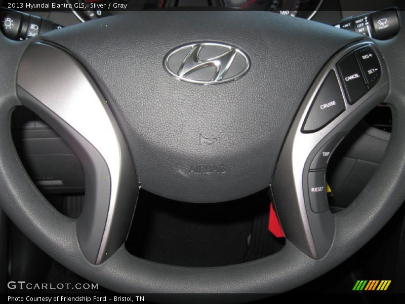 Silver / Gray 2013 Hyundai Elantra GLS