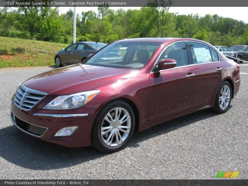 Cabernet Red Pearl / Cashmere 2012 Hyundai Genesis 3.8 Sedan