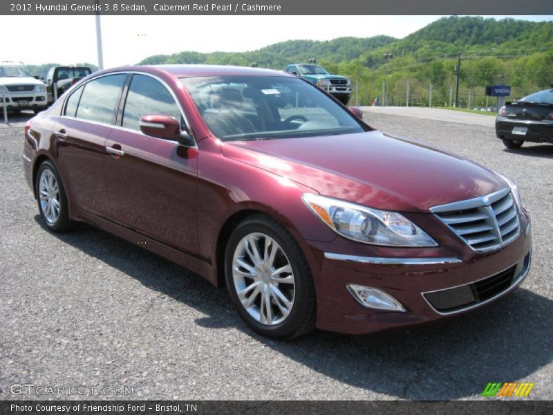 Cabernet Red Pearl / Cashmere 2012 Hyundai Genesis 3.8 Sedan