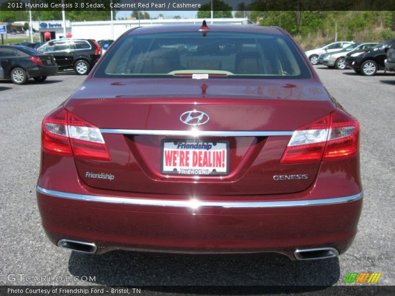 Cabernet Red Pearl / Cashmere 2012 Hyundai Genesis 3.8 Sedan