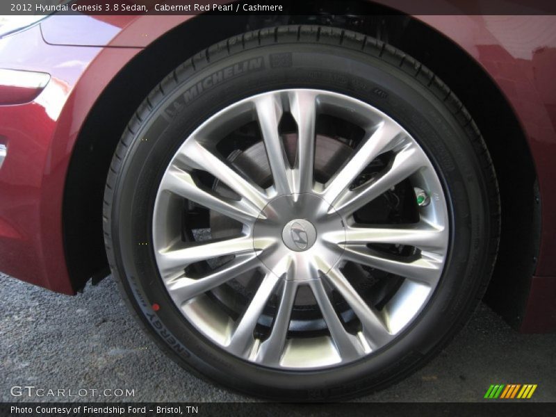 Cabernet Red Pearl / Cashmere 2012 Hyundai Genesis 3.8 Sedan