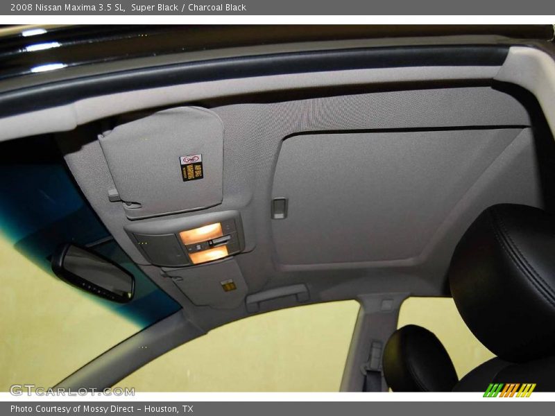Super Black / Charcoal Black 2008 Nissan Maxima 3.5 SL