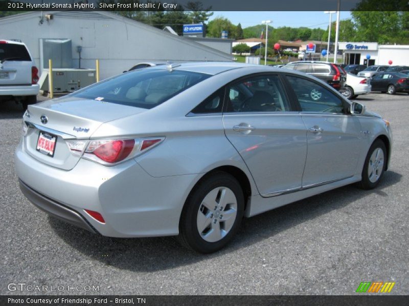 Silver Frost Metallic / Gray 2012 Hyundai Sonata Hybrid