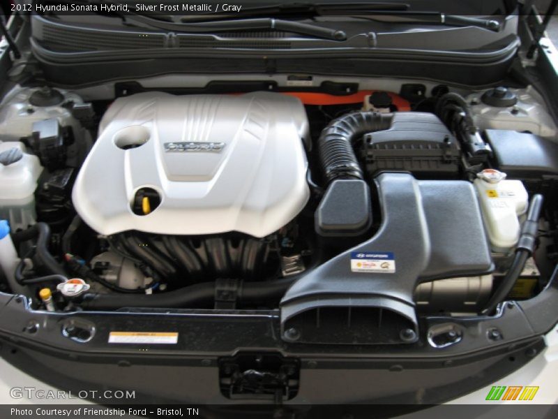 Silver Frost Metallic / Gray 2012 Hyundai Sonata Hybrid
