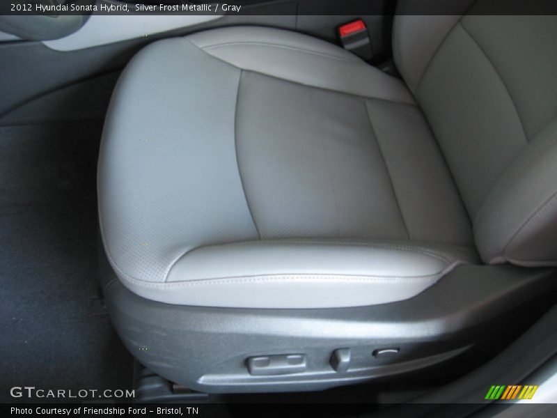 Silver Frost Metallic / Gray 2012 Hyundai Sonata Hybrid
