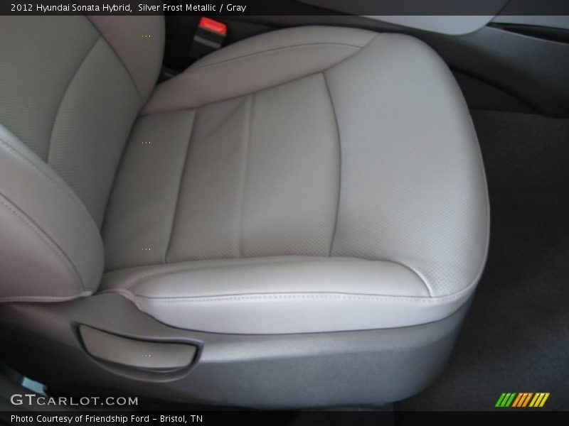 Silver Frost Metallic / Gray 2012 Hyundai Sonata Hybrid