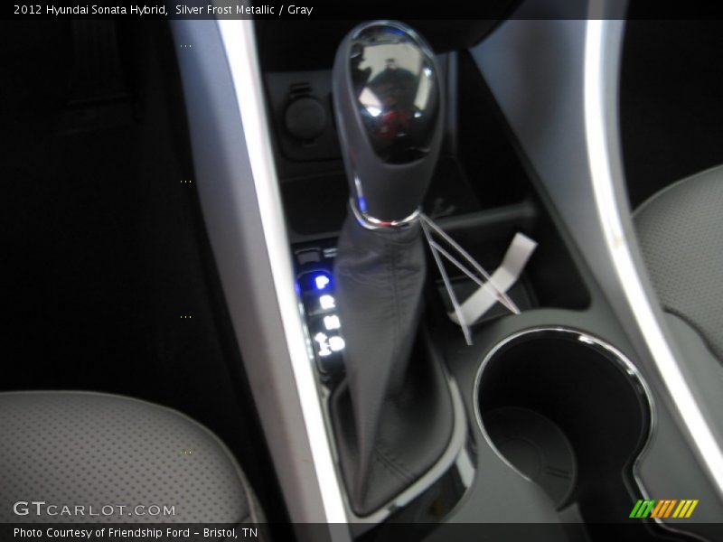 Silver Frost Metallic / Gray 2012 Hyundai Sonata Hybrid