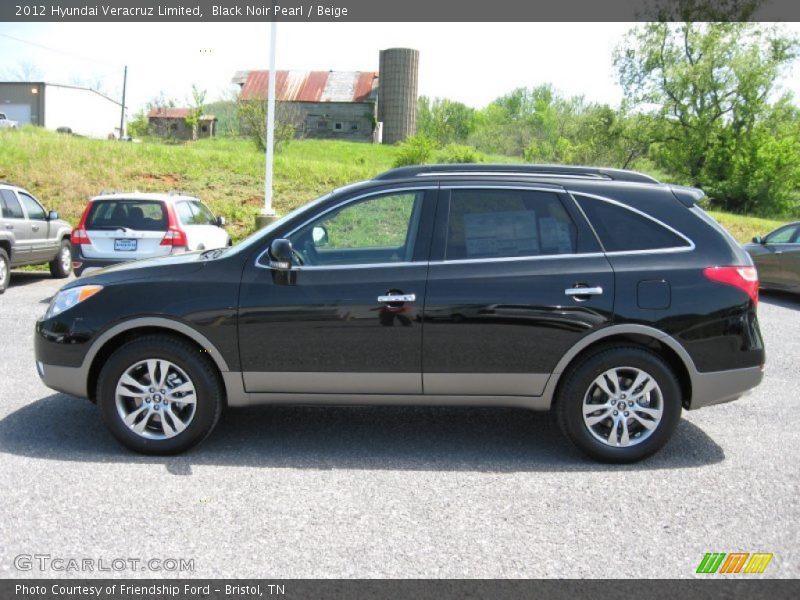 Black Noir Pearl / Beige 2012 Hyundai Veracruz Limited