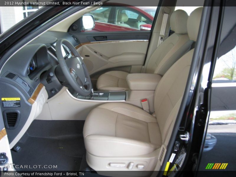 Black Noir Pearl / Beige 2012 Hyundai Veracruz Limited
