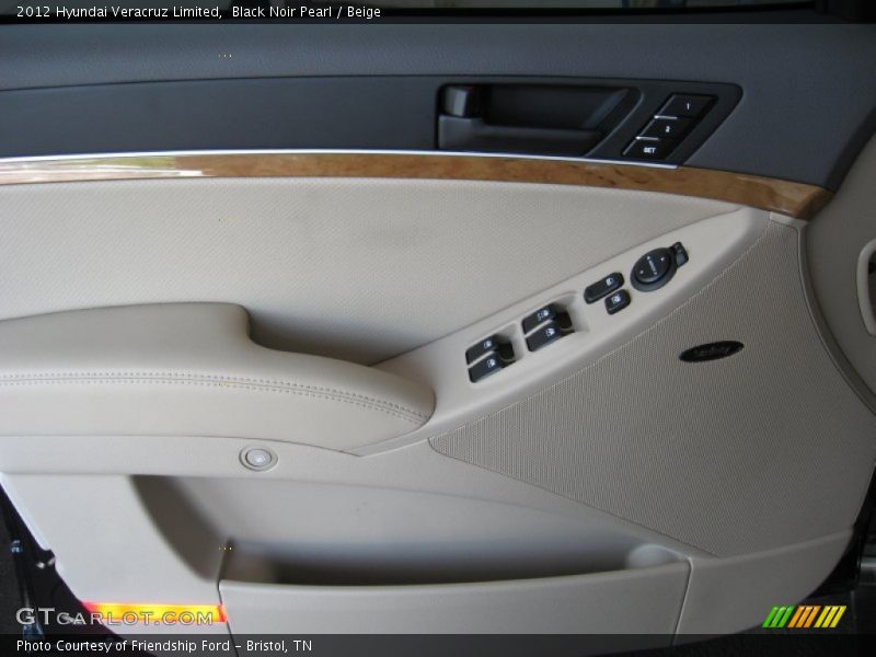 Black Noir Pearl / Beige 2012 Hyundai Veracruz Limited