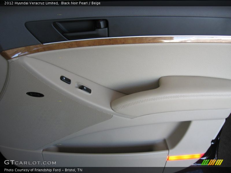 Black Noir Pearl / Beige 2012 Hyundai Veracruz Limited
