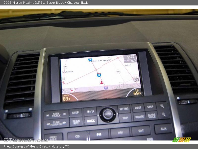 Super Black / Charcoal Black 2008 Nissan Maxima 3.5 SL