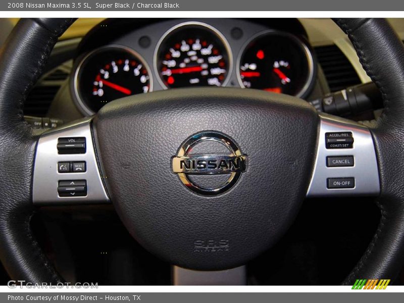 Super Black / Charcoal Black 2008 Nissan Maxima 3.5 SL