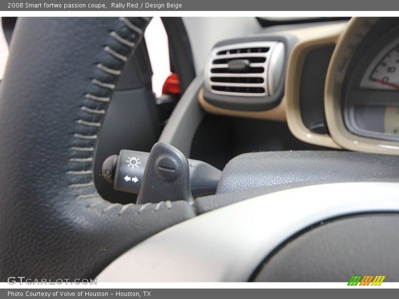 Rally Red / Design Beige 2008 Smart fortwo passion coupe