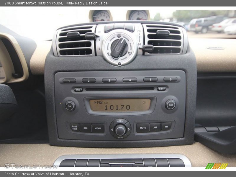 Rally Red / Design Beige 2008 Smart fortwo passion coupe
