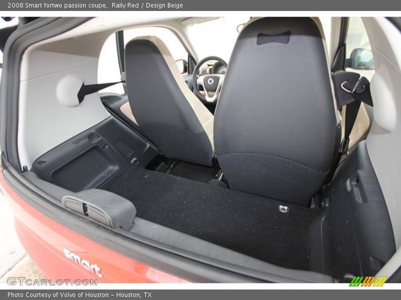Rally Red / Design Beige 2008 Smart fortwo passion coupe