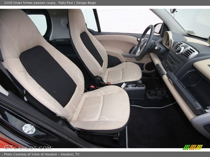 Rally Red / Design Beige 2008 Smart fortwo passion coupe