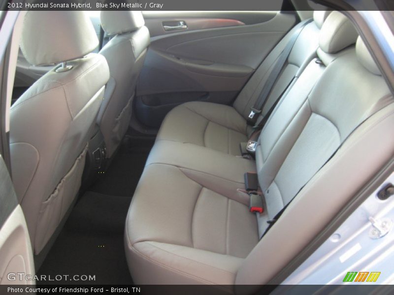 Blue Sky Metallic / Gray 2012 Hyundai Sonata Hybrid