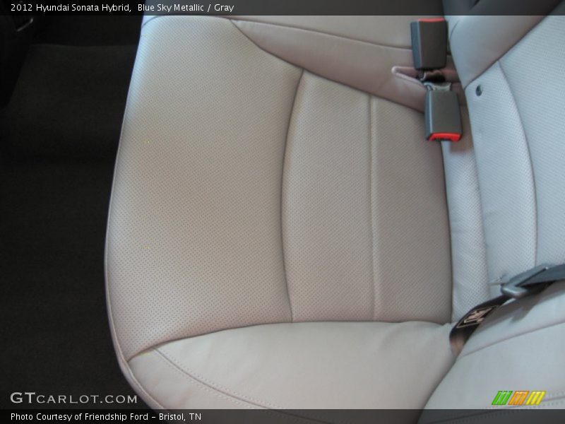 Blue Sky Metallic / Gray 2012 Hyundai Sonata Hybrid