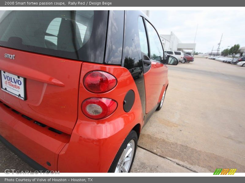Rally Red / Design Beige 2008 Smart fortwo passion coupe
