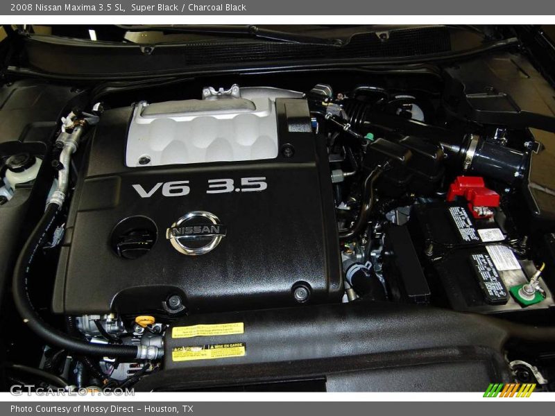 Super Black / Charcoal Black 2008 Nissan Maxima 3.5 SL