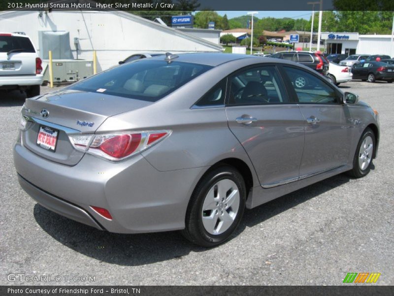 Hyper Silver Metallic / Gray 2012 Hyundai Sonata Hybrid