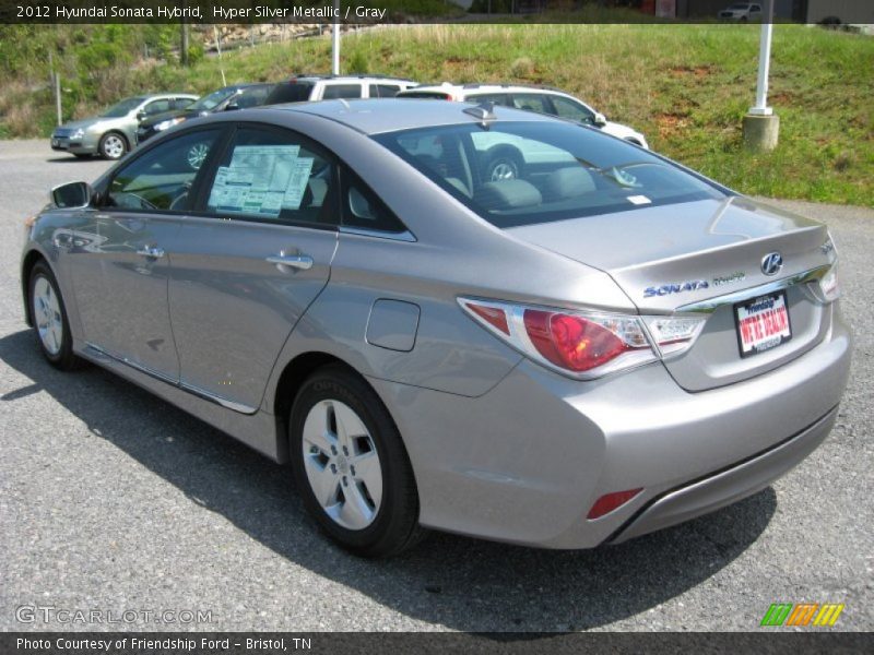 Hyper Silver Metallic / Gray 2012 Hyundai Sonata Hybrid