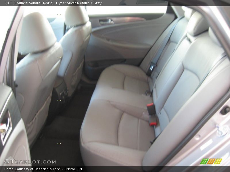 Hyper Silver Metallic / Gray 2012 Hyundai Sonata Hybrid