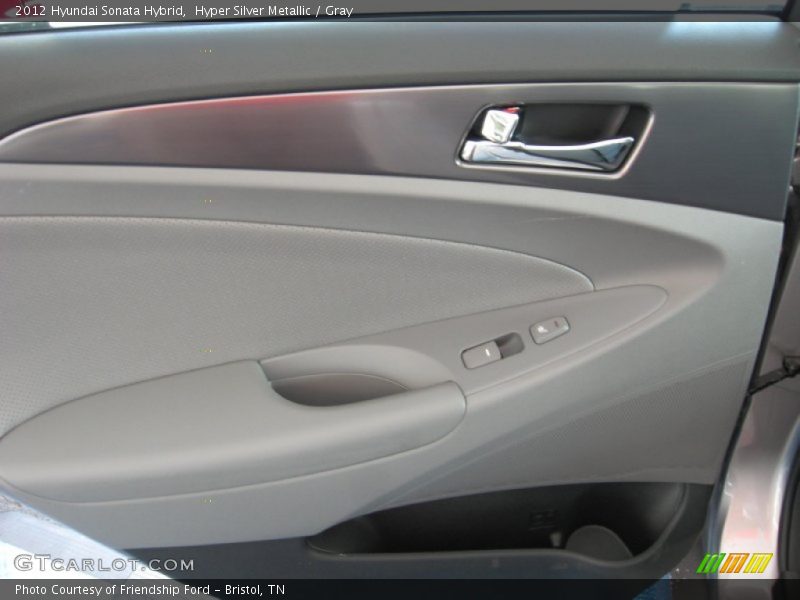Hyper Silver Metallic / Gray 2012 Hyundai Sonata Hybrid