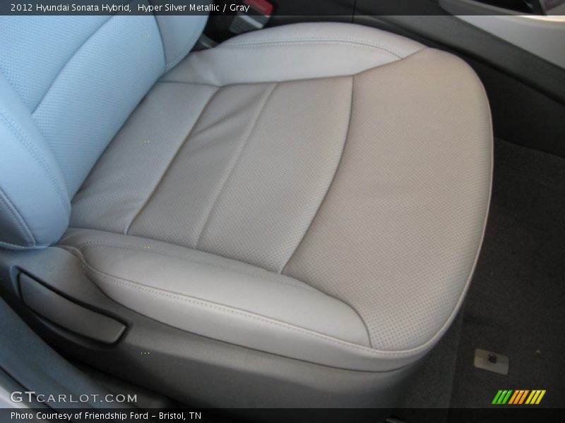 Hyper Silver Metallic / Gray 2012 Hyundai Sonata Hybrid