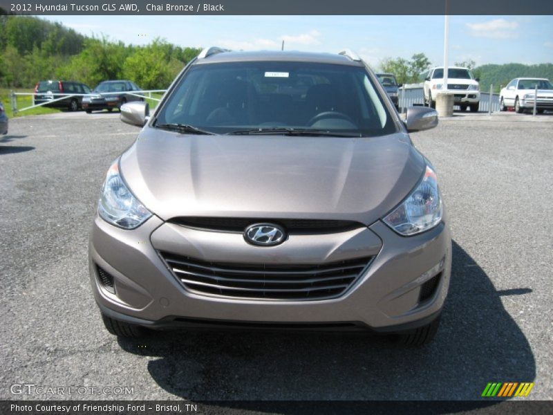 Chai Bronze / Black 2012 Hyundai Tucson GLS AWD