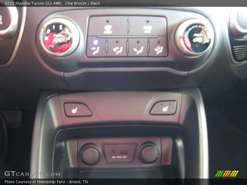 Chai Bronze / Black 2012 Hyundai Tucson GLS AWD