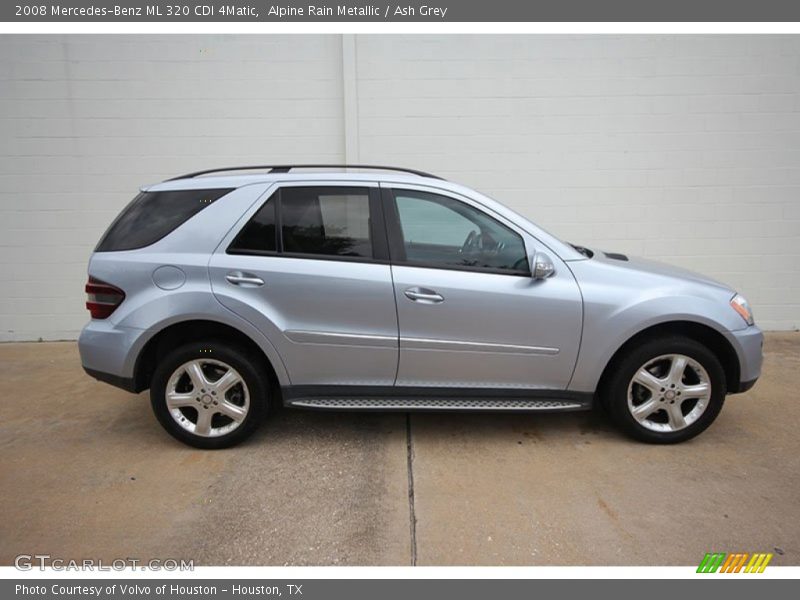 Alpine Rain Metallic / Ash Grey 2008 Mercedes-Benz ML 320 CDI 4Matic