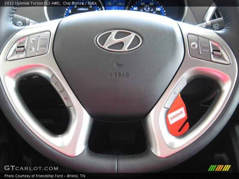 Chai Bronze / Black 2012 Hyundai Tucson GLS AWD
