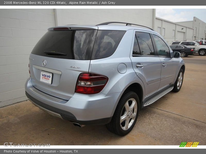 Alpine Rain Metallic / Ash Grey 2008 Mercedes-Benz ML 320 CDI 4Matic