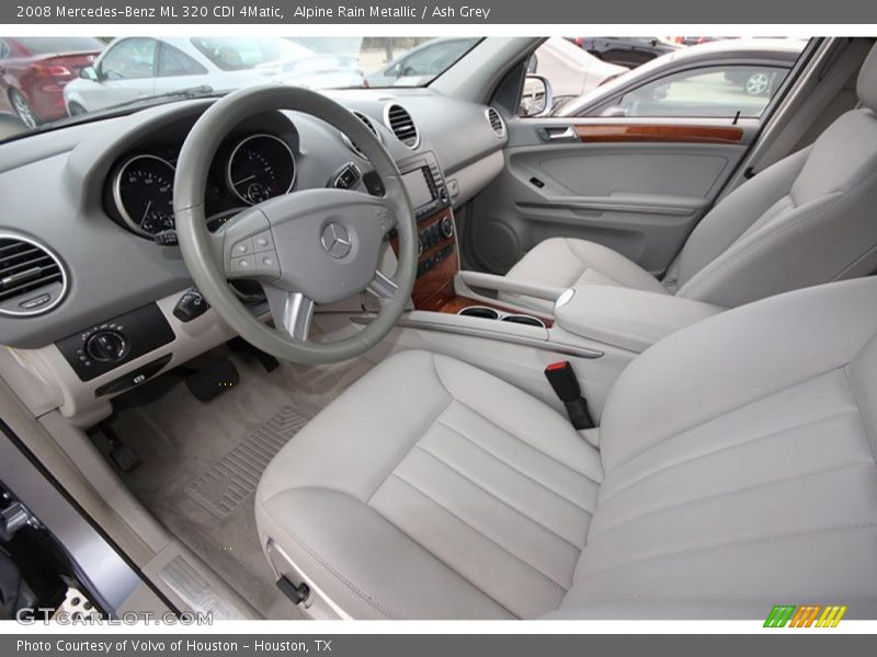 Alpine Rain Metallic / Ash Grey 2008 Mercedes-Benz ML 320 CDI 4Matic